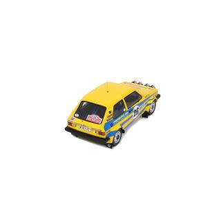 VOLKSWAGEN VW GOLF GTI  MK1 GR.2 P. EKLUND MONTE- CARLO 1980 OttO mobile 1:18 Resinemodell (Türen, Motorhaube... nicht zu öffnen!)